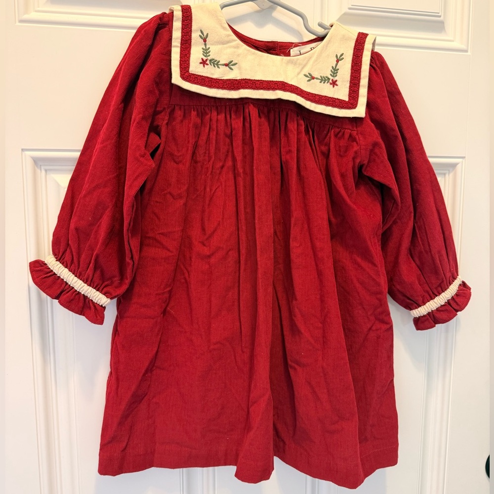 Red Kids Christmas Dress